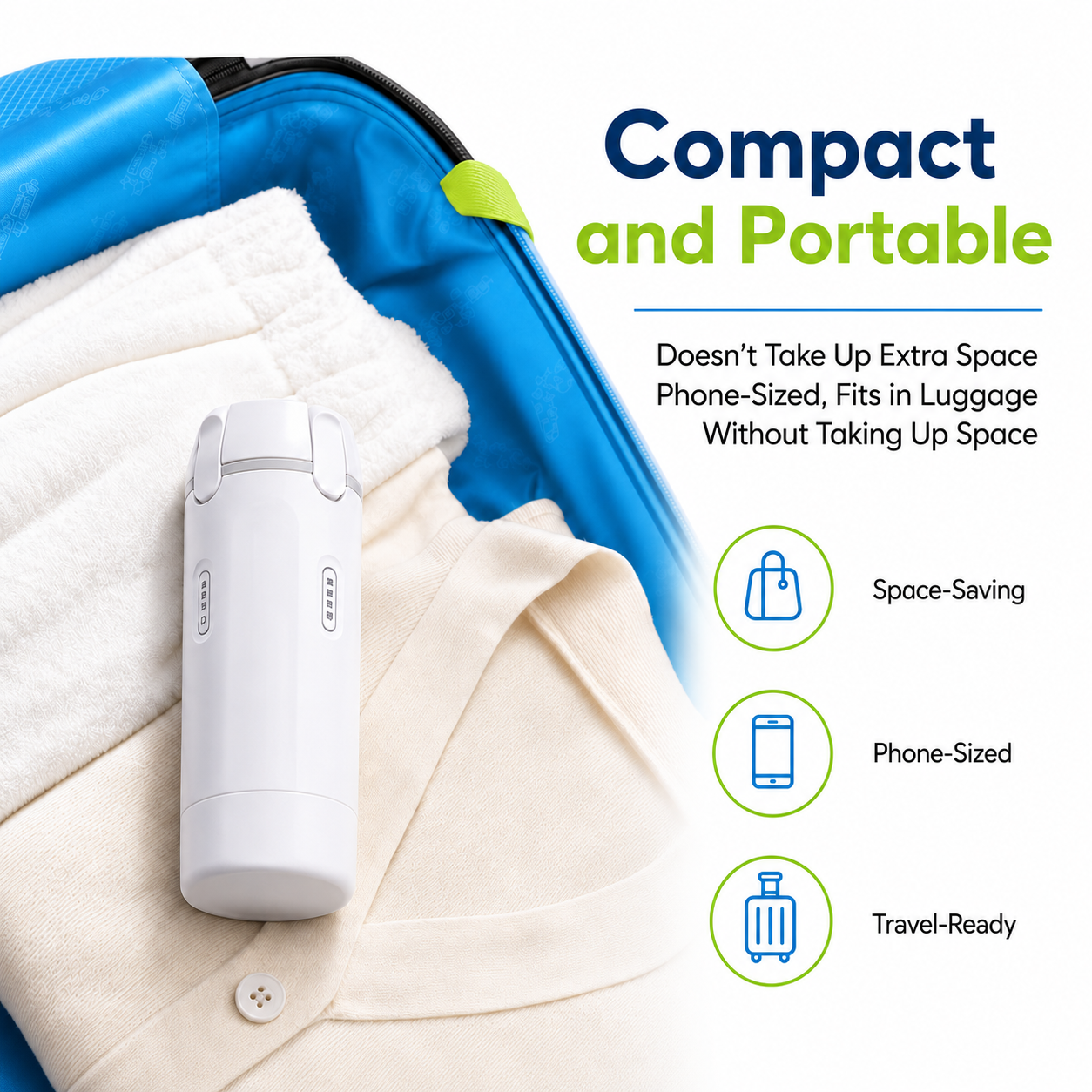 CarrySmart | Leak-Proof 4-in-1 Travel Toiletry Bottle Set